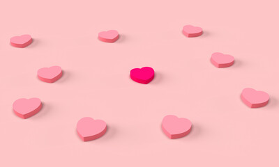 sfondo, cuoricini, cuori, san valentino, amore, cuori	

