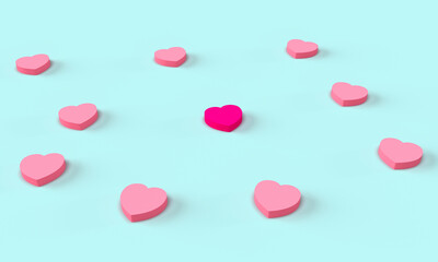 sfondo, cuoricini, cuori, san valentino, amore, cuori	
