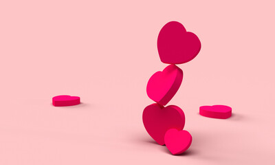 sfondo, cuoricini, cuori, san valentino, amore, cuori	
