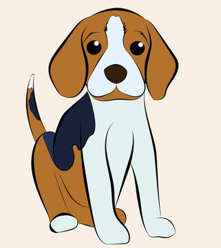 drawing pet dog bigol animated cute