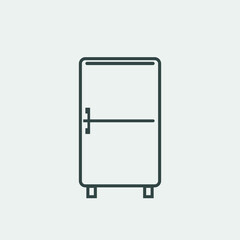 refrigerator vector icon illustration sign 