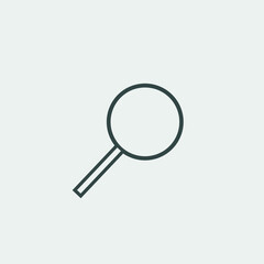 search glass vector icon illustration sign 
