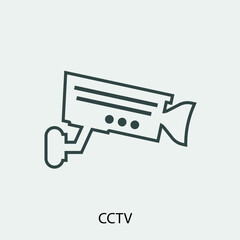 security camera vector icon illustration sign 