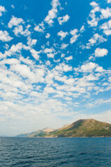 Obraz premium Dalmatian Coast Croatia, seen from Elaphiti Islands, Croatia