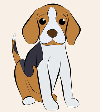 drawing pet dog bigol animated cute