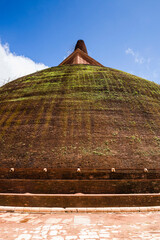 Fototapeta na wymiar Sacred City of Anuradhapura, Abhayagiri Dagoba, Sri Lanka, Asia