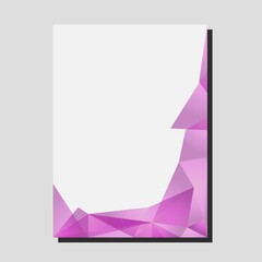 Illustration of a broken glass background vector design suitable for any purpose related to a simple and elegant background 