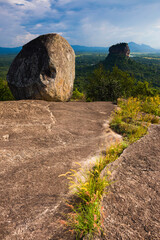 Sigiriya Rock Fortress, seen from Pidurangala Rock, UNESCO World Heritage Site, Sri Lanka, Asia