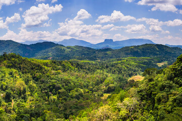 Bible Rock, near Kandy in the Sri Lanka Central Province aka Sri Lanka Highlands or Sri Lanka Hill...