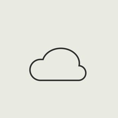 clouds vector icon illustration sign 