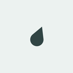 Fototapeta premium rain cloud vector icon illustration sign 