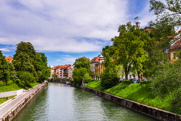 Fototapeta na wymiar Ljubljana, Slovenia, Europe