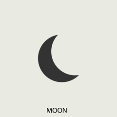 Obraz na płótnie Canvas moon and stars vector icon illustration sign