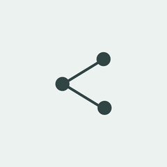 share vector icon illustration sign 