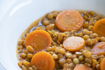 Vegan lentil dish