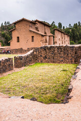 Obraz premium Raqchi, an Inca archaeological site in the Cusco Region of Peru, South America