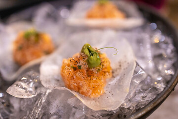 Salmon tartare