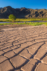 Fototapeta premium Landscape near San Juan, in the San Juan Province of Argentina, South America