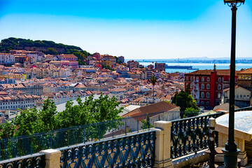 リスボン市街の眺望