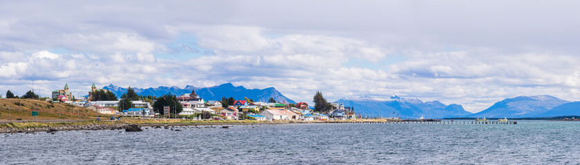 Fototapeta na wymiar Puerto Natales, Ulltima Esperanza Province, Chilean Patagonia, Chile, South America