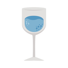 blue wine cup