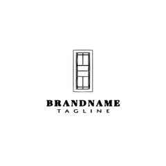 tennis court logo icon design template vector illustration