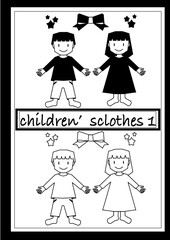 simple children's clothes  icon 