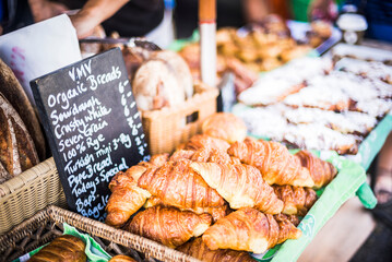 Croissant for sale at Rarotonga Saturday Market (Punanga Nui Market), Avarua Town, Cook Islands