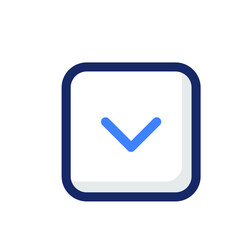Down Button Flat Icon