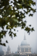 St Paul's Cathedral, seen from South Bank, London, England