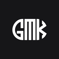 GMR letter logo design on black background. GMR creative initials letter logo concept. GMR letter design.