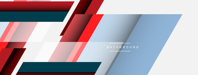 Background. Geometric diagonal square shapes and lines abstract composition. Vector illustration for wallpaper banner background or landing page