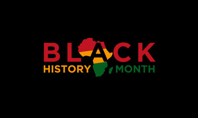 Black history month celebration illustration design - obrazy, fototapety, plakaty