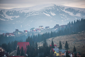 Ranca, a ski resort in the Parang Mountains, Carpathian Mountains, Oltenia Region, Romania