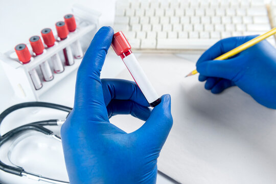 The researcher analyzing medical tube and write the report