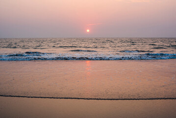 Talpona Beach sunset, South Goa, India