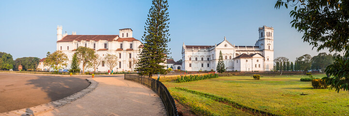 Fototapeta na wymiar Se Catedral de Santa Catarina, a UNESCO World Heritage Site in Old Goa, Goa, India