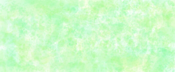 グリーン系水彩風の背景素材