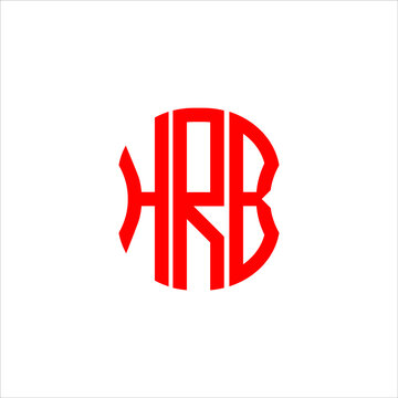 HRB letter logo creative design. HRB unique design