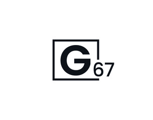 G67, 67G Initial letter logo