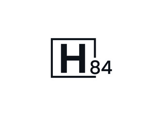 H84, 84H Initial letter logo