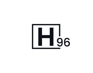 H96, 96H Initial letter logo