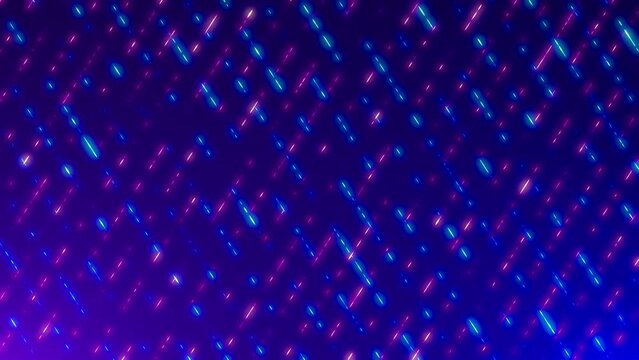 Luminous Art Motion: Blue and Purple Dot Meter Background Seamless Loop