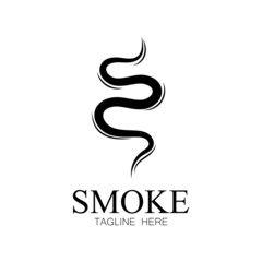 Obraz premium Smoke steam icon logo illustration isolated on white background Aroma vaporize icons. Smells vector line icon hot aroma stink or cooking steam symbols smelling or vapor
