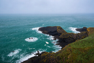 Garland Stone, Skomer Island, Pembrokeshire Coast National Park, Wales, United Kingdom