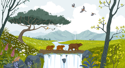 bears landscape