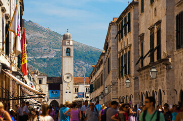 Photo of Dubrovnik Bell Tower, Dubrovnik, Dalmatia, Croatia - obrazy, fototapety, plakaty