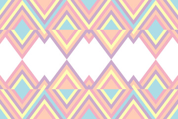 Abstract geometric pastel colorful pattern seamless for decoration.