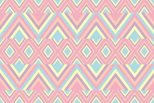 Abstract pastel colorful pattern seamless background