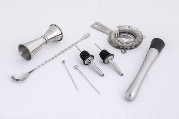 バーテンダーの道具　bartender　